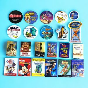 VTG Movie Release Promo Button Pin Lot 22 Mixed 90s Disney Mickey Monsters DVD